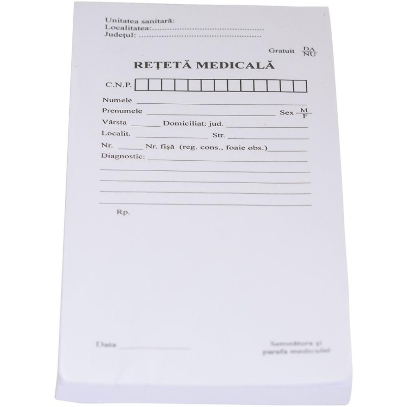 Retetar Medical, Prima, A6, 100 File