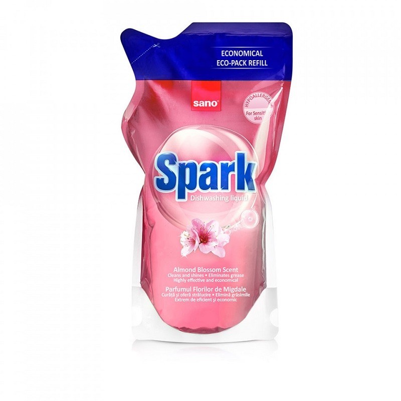 Rezerva Detergent de Vase Sano Spark Migdale 500 ml