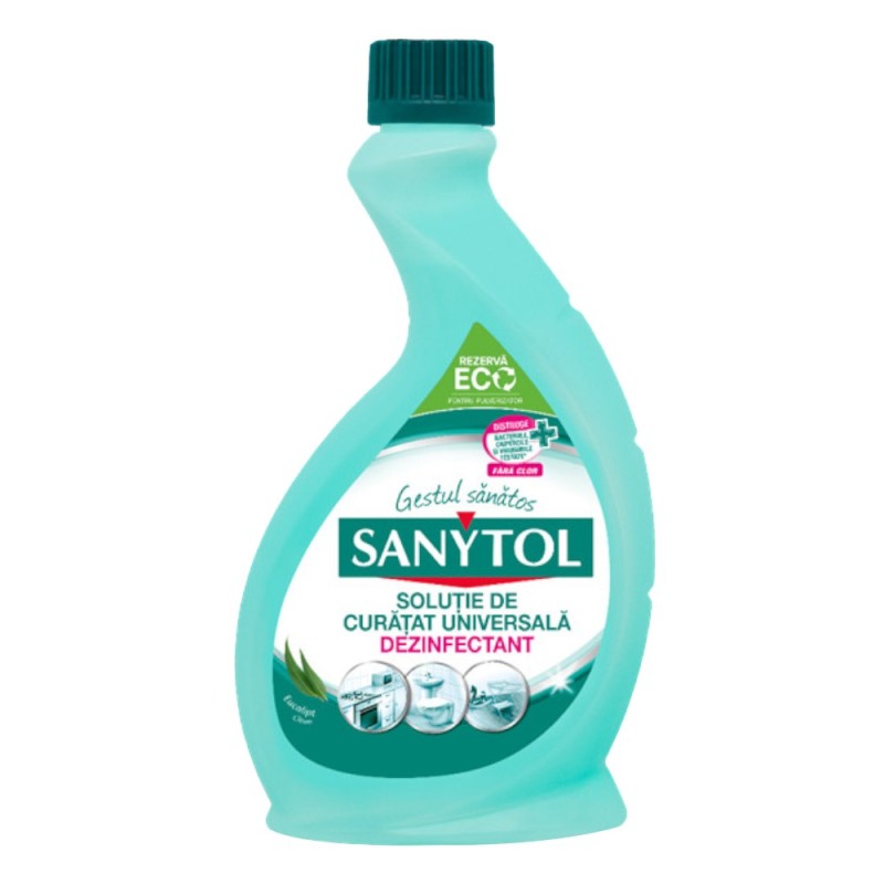 Rezerva Dezinfectant Universal Multisuprafete, Sanytol, 500 ml