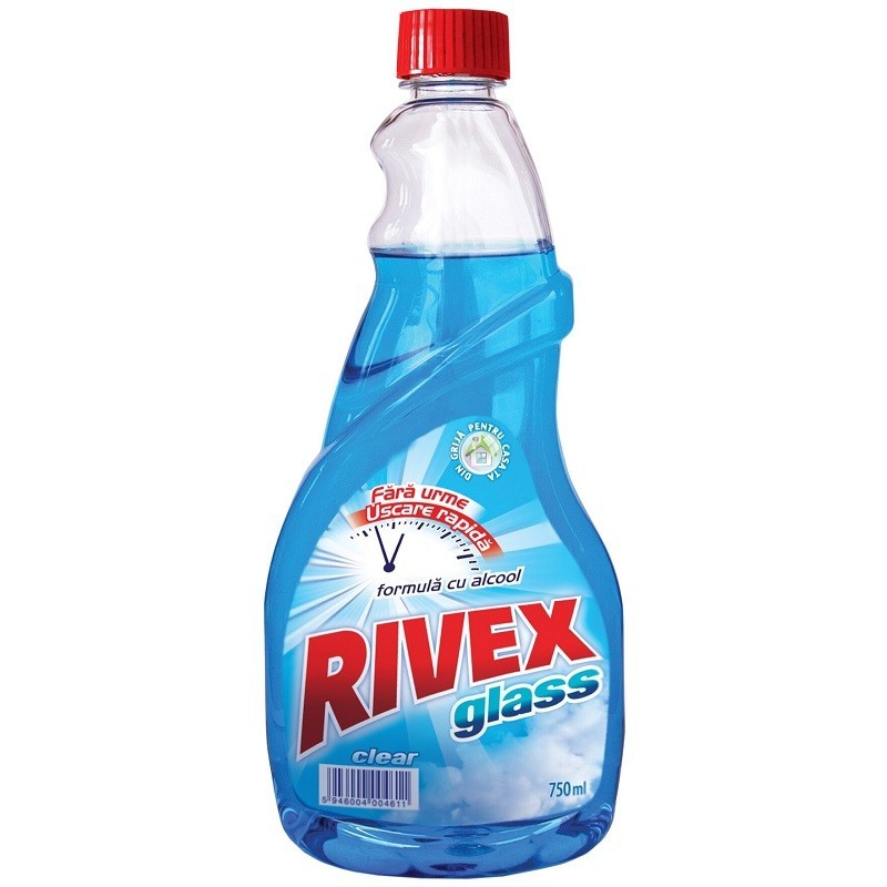 Rezerva Geam Albastru-Clear Rivex 750 ml