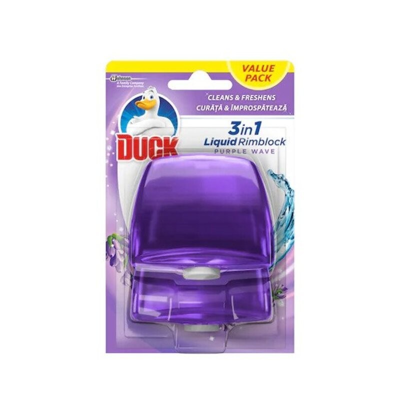 Rezerva Lichida Dubla Duck 3 in 1 Purple Wave 2 X 55 ml