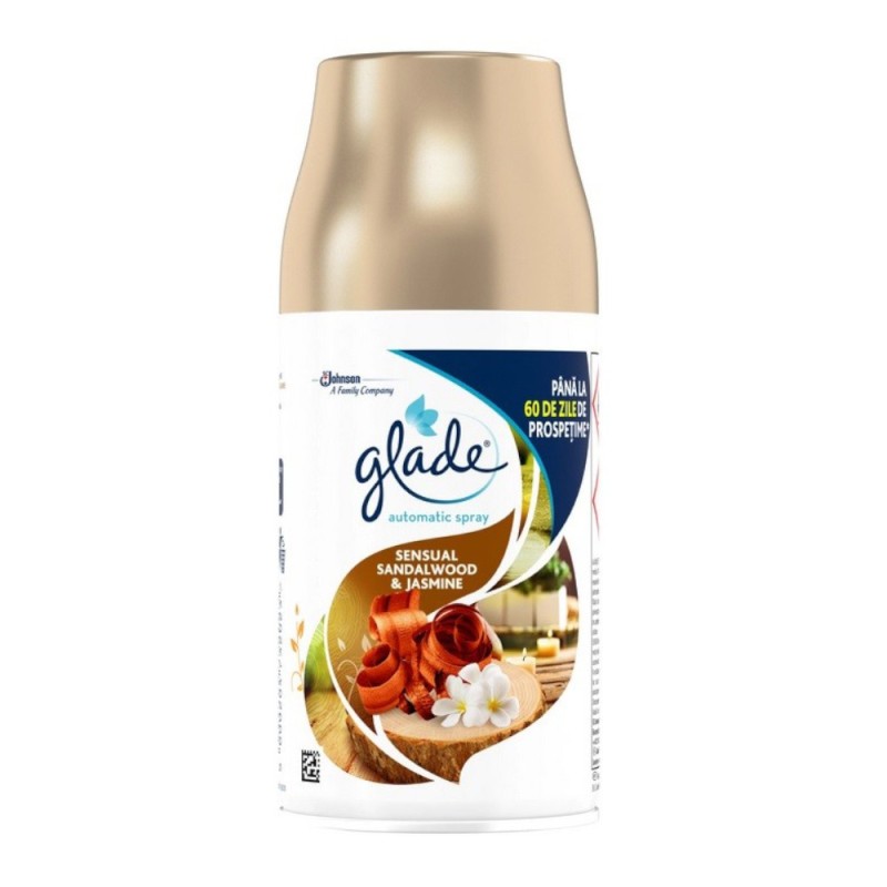 Rezerva Odorizant de Camera Automatic Spray Glade, Lemn de Santal si Iasomie, 269 ml