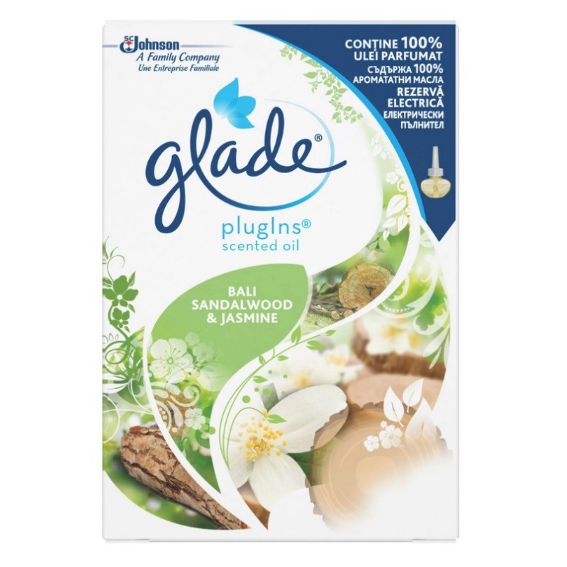 Rezerva Odorizant de Camera Electric Glade Sandalwood Bali 20 ml