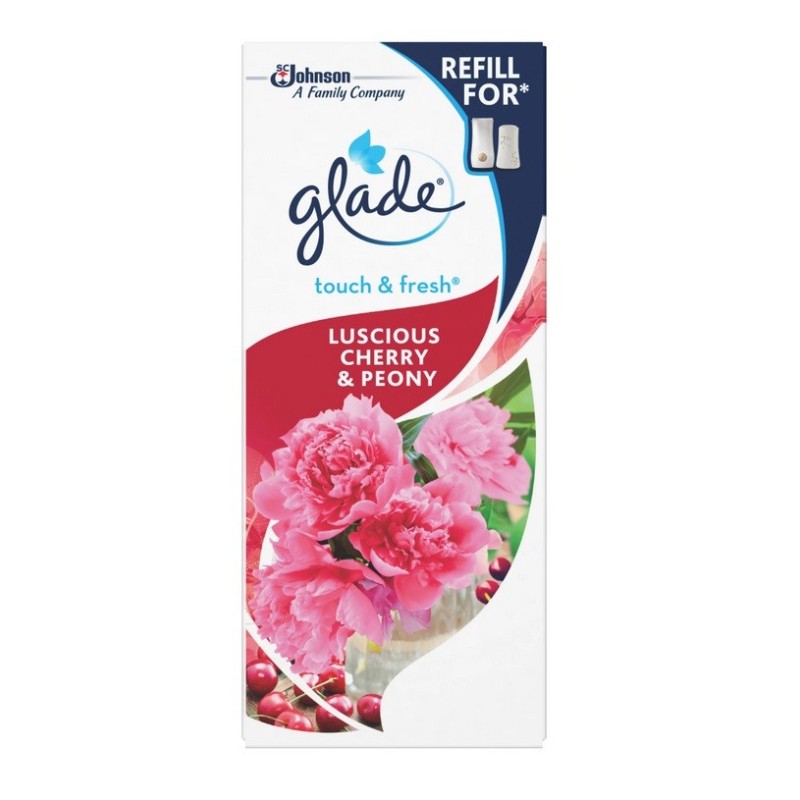 Rezerva Odorizant de Camera Glade Microspray Touch & Fresh Cherry & Peony 10 ml