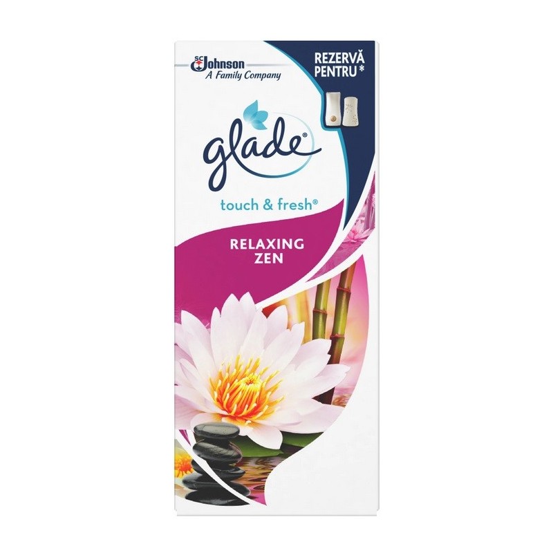 Rezerva Odorizant de Camera Glade Microspray Touch & Fresh Relaxing Zen 10 ml