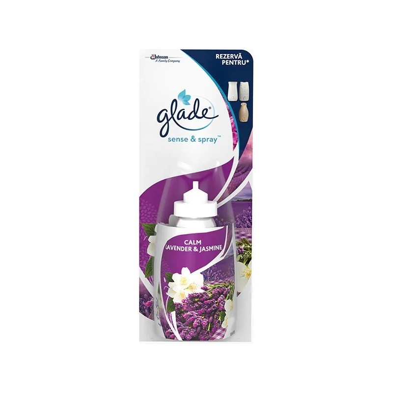Rezerva Odorizant de Camera Glade Sense & Spray Lavender & Jasmin 18 ml