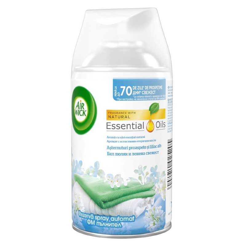 Rezerva Odorizant de Camera Spray Air Wick, Liliac Alb, 250 ml