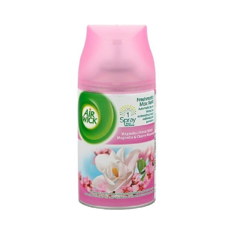 Rezerva Odorizant de Camera Spray Air Wick, Magnolie si Flori de Cires, 250 ml