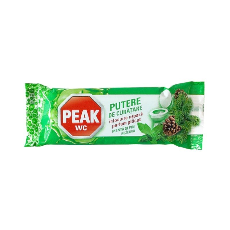 Rezerva Peak WC Putere de Actiune Menta & Pin 40 g
