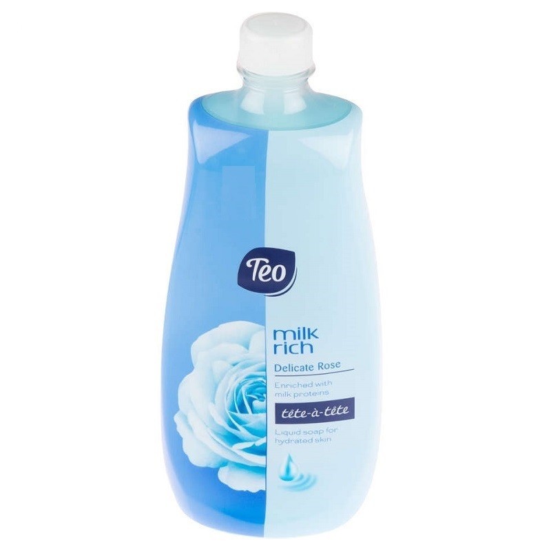 Rezerva Sapun Lichid Teo Milk Rich Delicate Rose 800 ml