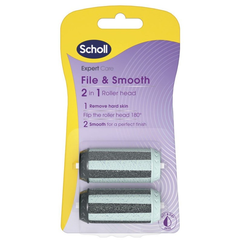 Rezerve pentru Pila Electrica pentru Picioare, 2 in 1, Scholl Purple