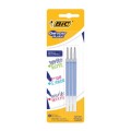 Rezerve Roller Bic Illusion, Albastru, Blister 3 Bucati