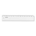 Rigla Plastic Transparent, 17 cm