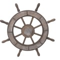 Roata Decorativa, Model Carma Marinar, MDF, Diametru 44 cm, Maro