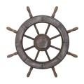 Roata Decorativa, Model Carma Marinar, MDF, Diametru 50 cm, Maro