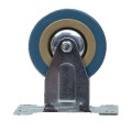Roata Fixa cu Rola de Cauciuc pentru Mobila, 2 inch, Albastru