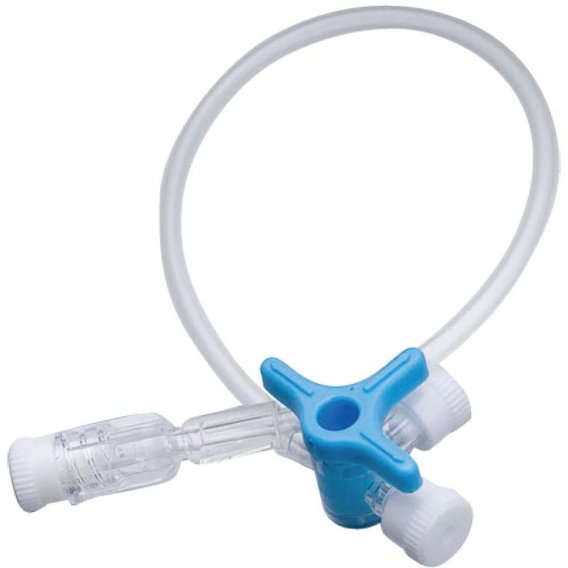 Robineti Perfuzie cu 3 Cai cu Extensie 100 cm 30 Buc