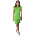 Rochie Medicala Dama Ruby Premium, Maneca Scurta, Inchidere cu Fermoar, 3 Buzunare, Verde Absint, XS