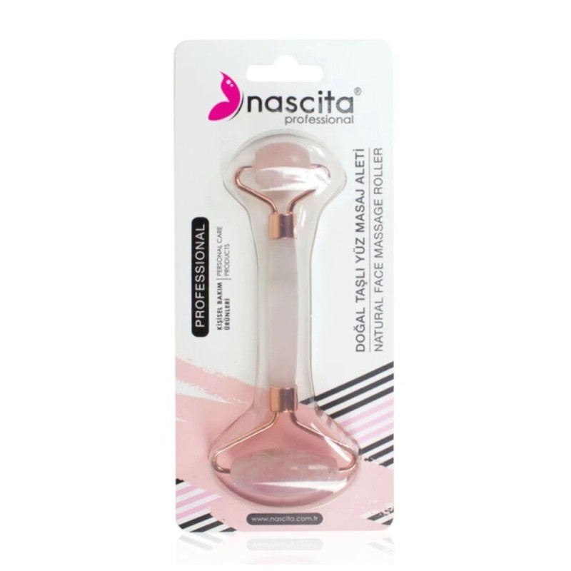 Rola Dubla pentru Masaj Facial Nascita Professional, Roz