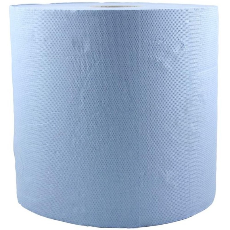 Rola Hartie Industriala Albastra, Servetele, Prima, 2 Straturi, 26 cm x 296 m, 2 Role/Set