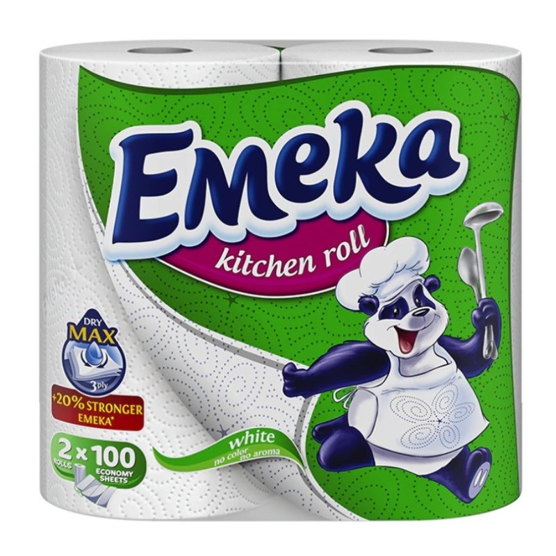 Role de Bucatarie Emeka White, 2 Bucati, 3 Straturi, 11. 5 m