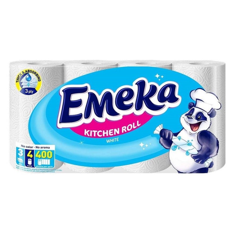 Role de Bucatarie Emeka White, 4 Bucati, 3 Straturi, 11. 5 m