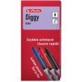 Roller Liquid Ink Diggy, 0.5 mm, Rosu