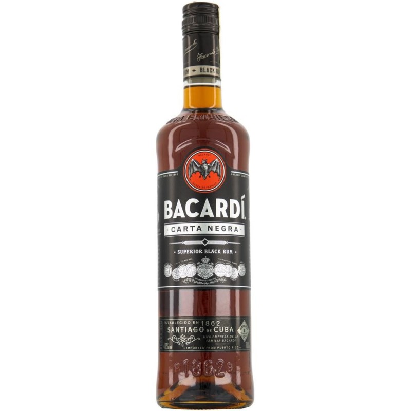 Rom Bacardi Carta Negra Black, 37.5% Alcool, 0.7 l