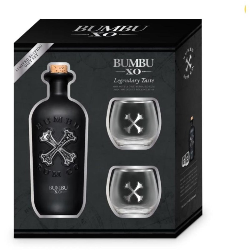 Rom Bumbu XO, cu 2 Pahare, 0.7 l