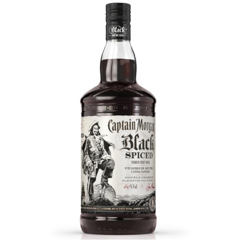 Rom Captain Morgan Black Spiced, 40% Alcool, 0.7 l