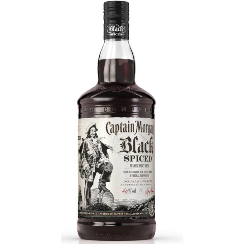 Rom Captain Morgan Black Spiced, Alcool 35%, 0.7 l