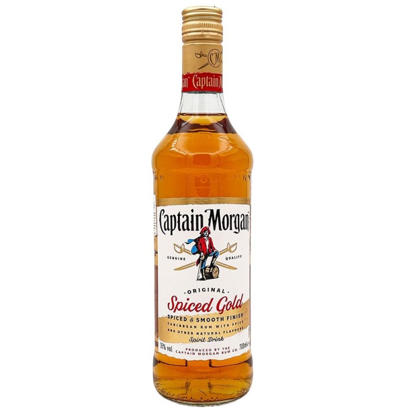Rom Captain Morgan Spiced Gold, Alcool 35%, 0.7 l