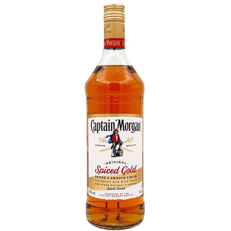 Rom Captain Morgan Spiced Gold, Alcool 35%, 1 l