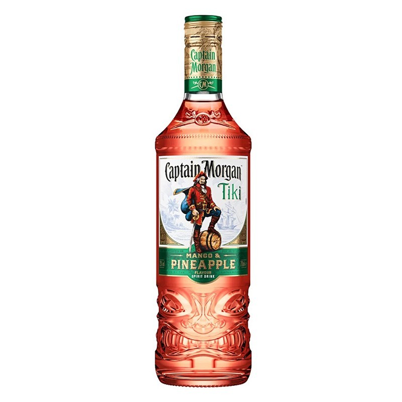 Rom, Captain Morgan Tiki Mango si Ananas 25 % Alcool, 0.7 l