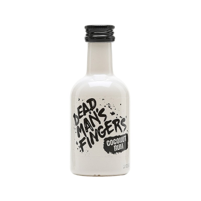 Rom Dead Mans Fingers, Cocos, Coconut Rum, 37.5% Alcool, Miniatura, 0.05 l