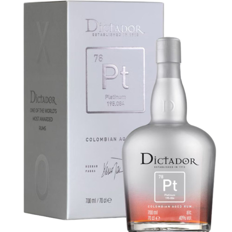 Rom Dictator Platinum, Alcool 40%, 0.7 l