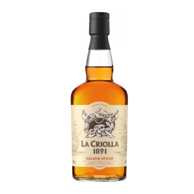 Rom Golden Spiced Bardinet, La Criolla, 35% Alcool, 0.7 l