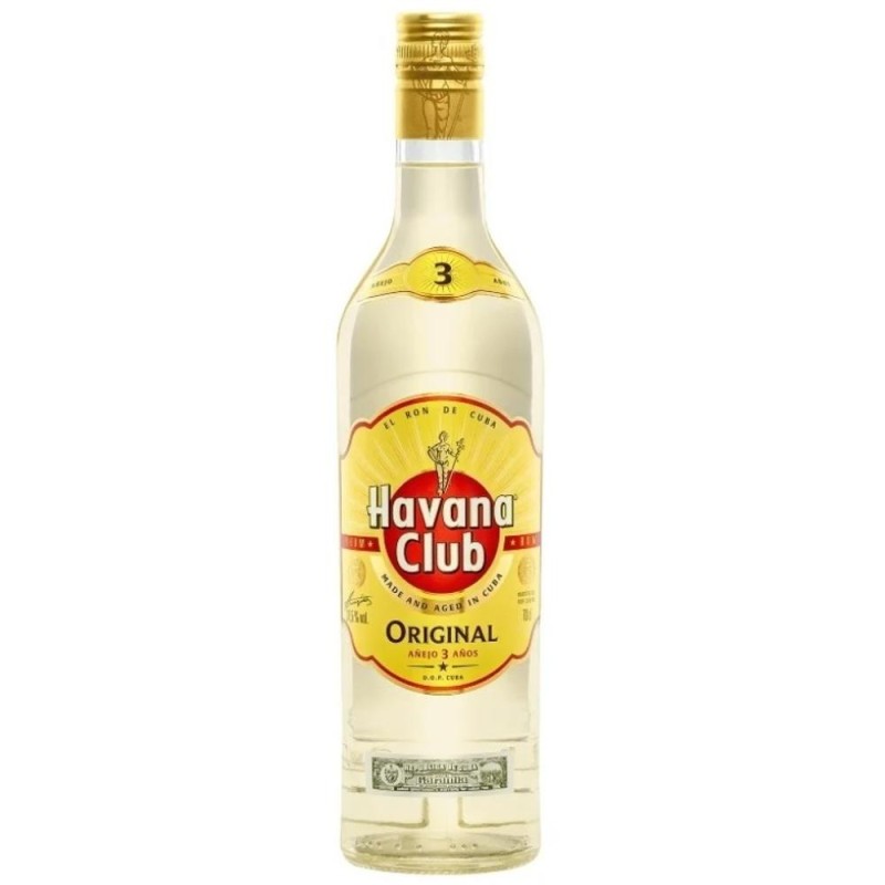 Rom Havana Club Anejo Blanco, Vechime 3 Ani, 0.5 l