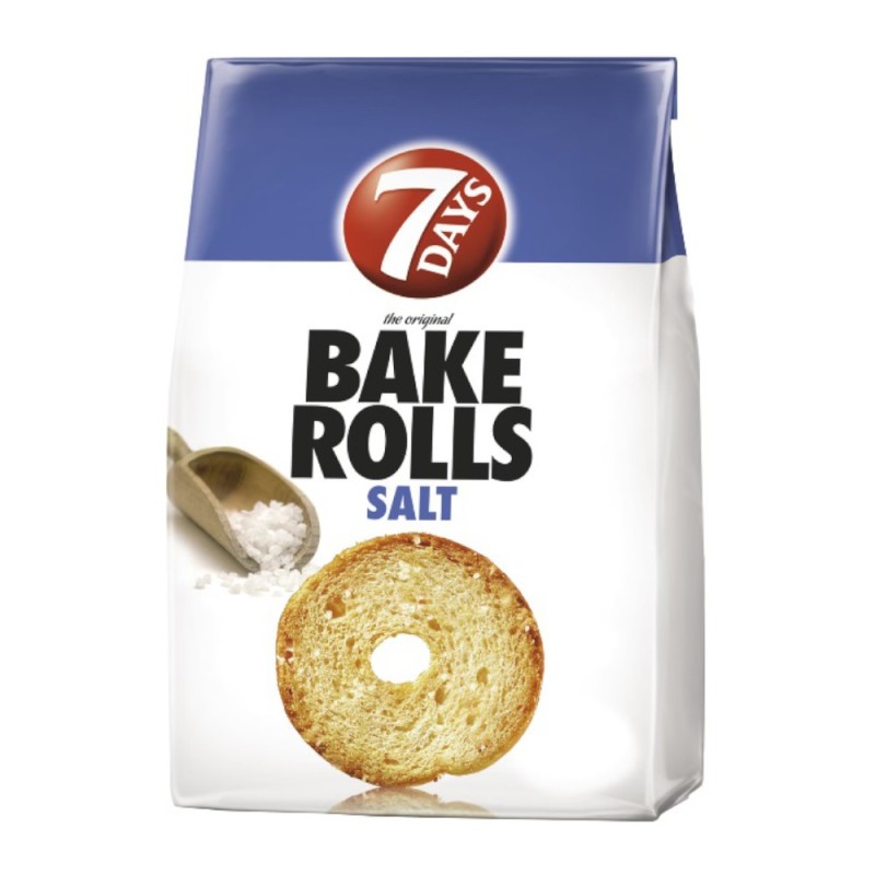Rondele Crocante de Paine cu Sare, Bake Rolls, 7 Days, 80 g