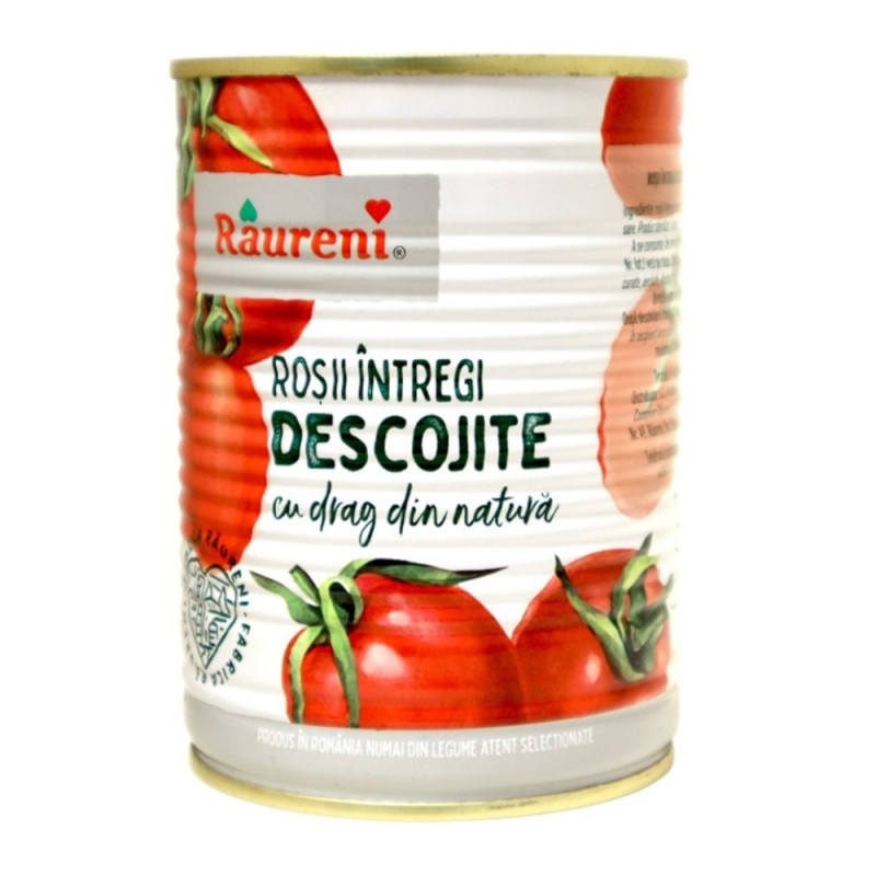 Rosii Intregi Decojite, Raureni, Cutie, 390 g