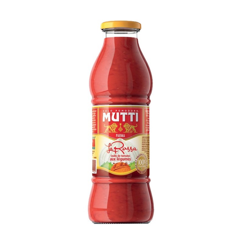 Rosii Pasate cu Legume Mutti Sticla, 690 g