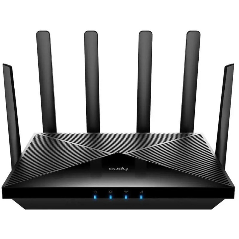 Router Wireless AX1800 Dual Band Wi-Fi 6, 4G Dual SIM, 6 Antene Externe, Gigabit, LT18 Cudy