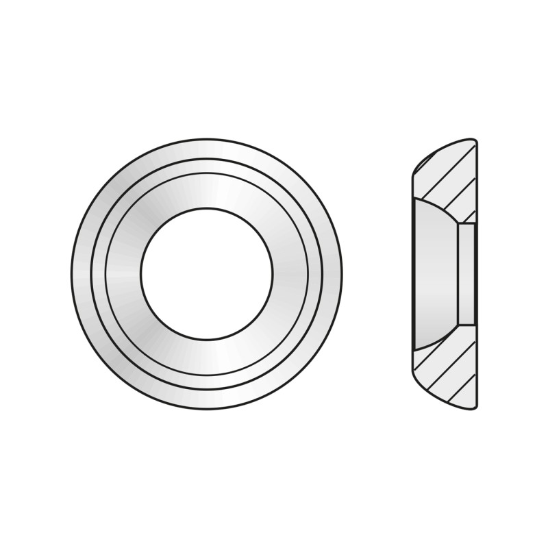 Rozeta Korrex Plastic-M3 X 2