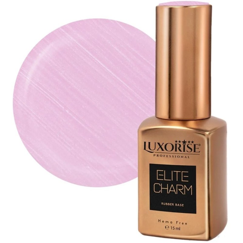 Rubber Base Elite Charm, Rose Opulence, Luxorise Hema Free, 15 ml