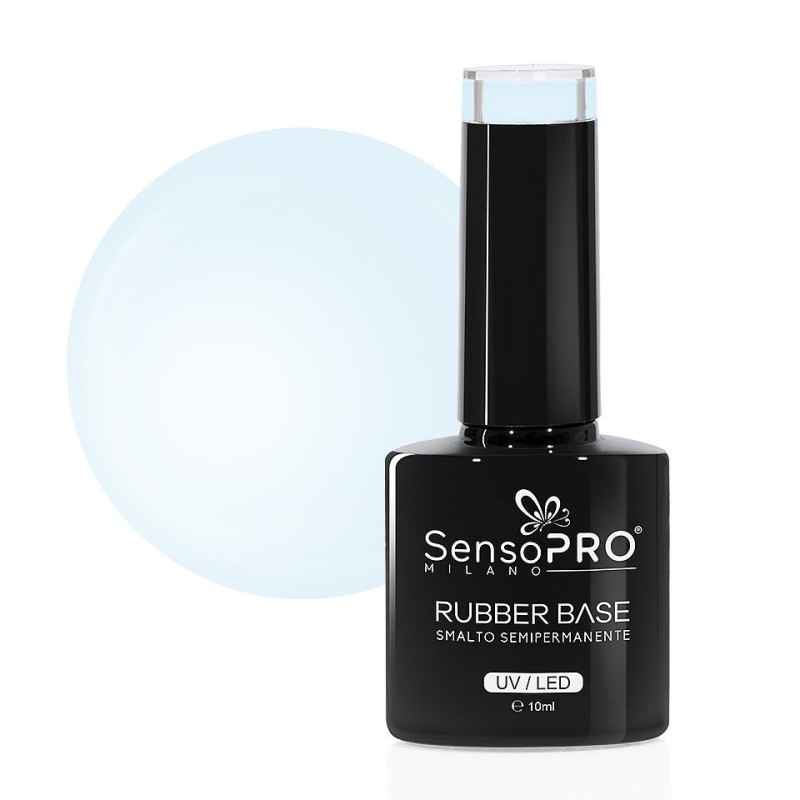 Rubber Base Gel SensoPRO 10 ml, 57 Milky Blue