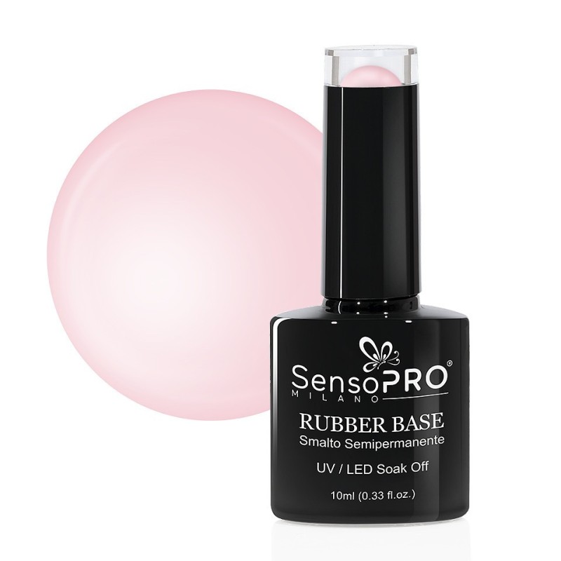 Rubber Base Gel SensoPRO Milano 10 ml, 46 Exclusive Pink