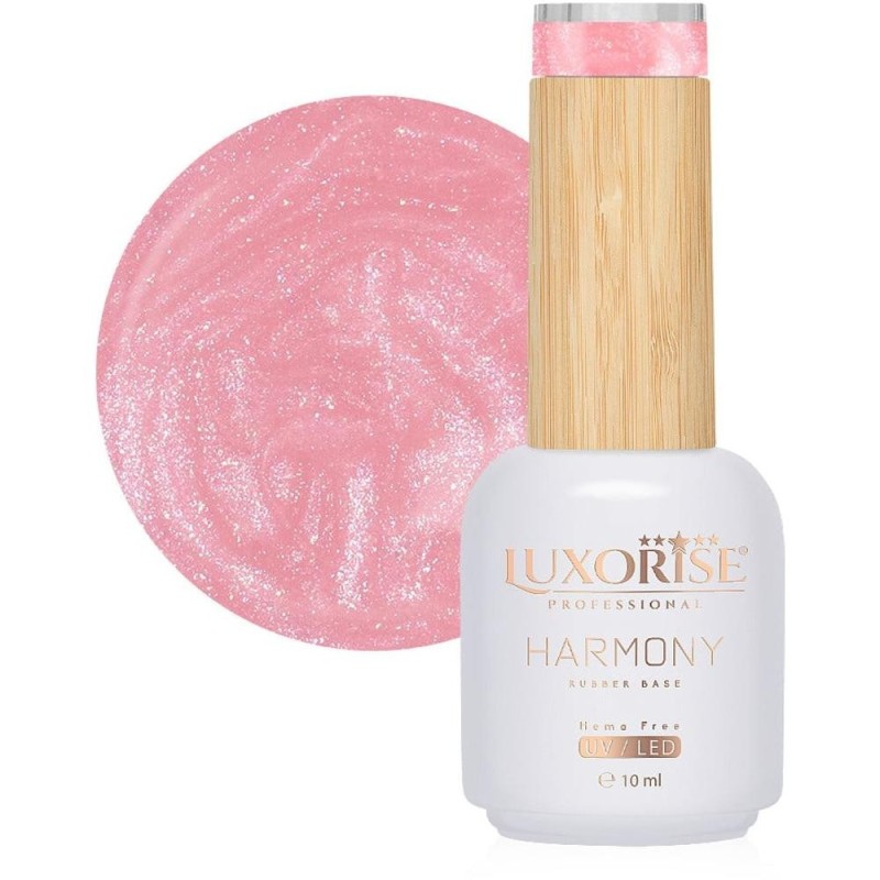 Rubber Base Harmony, Pearlized Hazelnut, Luxorise Hema Free, 10 ml
