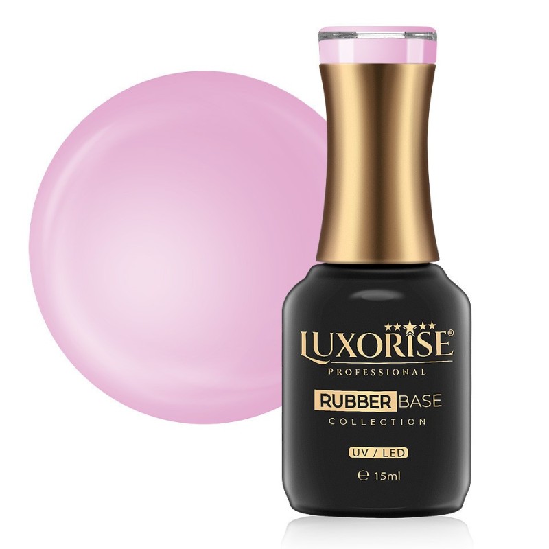 Rubber Base Luxorise Crystal Collection, Satin Blush 15 ml