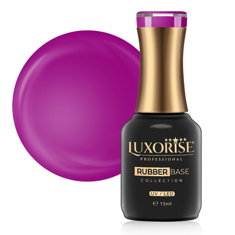 Rubber Base Luxorise Neon City Collection, Violet 15 ml