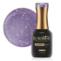 Rubber Base Luxorise Sparkling Collection, Tinted Lilac 15 ml